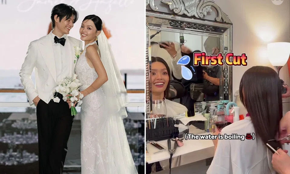 DJ Hazelle Teo and local pianist James Wong got married on June 6 at the JW Marriott Hotel Singapore South Beach.