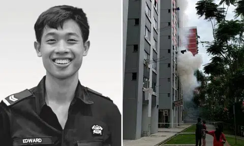 Firefighter Edward H. Go died after fighting a fire in a rental flat at Block 91 Henderson Road.