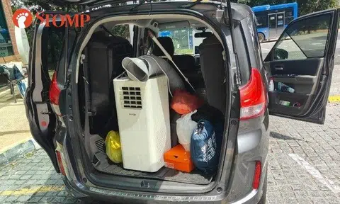 PHV driver peeved by passenger who 'misuses' his service to move items including portable aircon