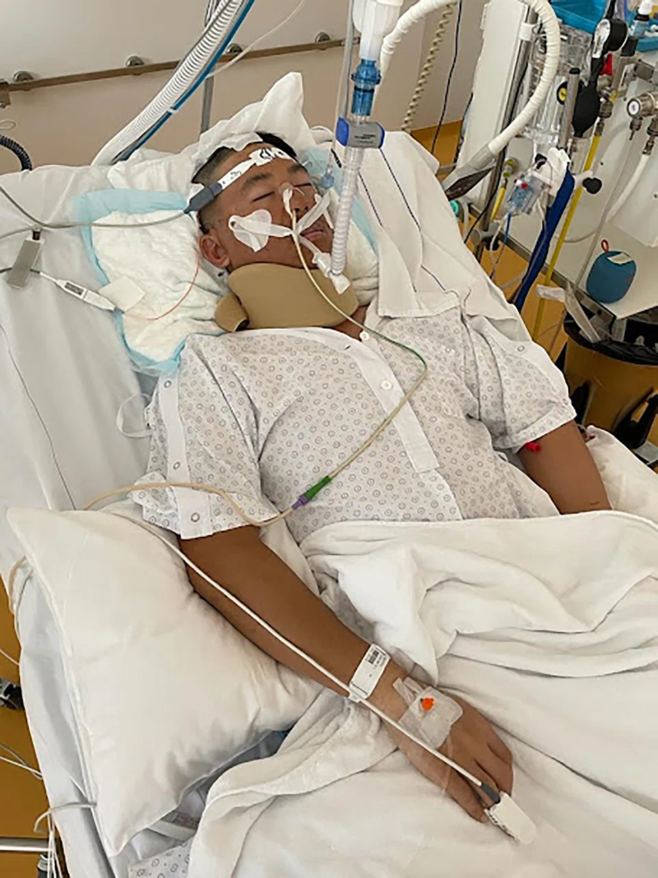 Doctors gave no timeline for when he might wake.