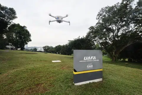 There are two dedicated areas currently available for drones and other unmanned aircraft to be flown recreationally – one over the waters of Pandan Reservoir and another at an open field in Dover Road.