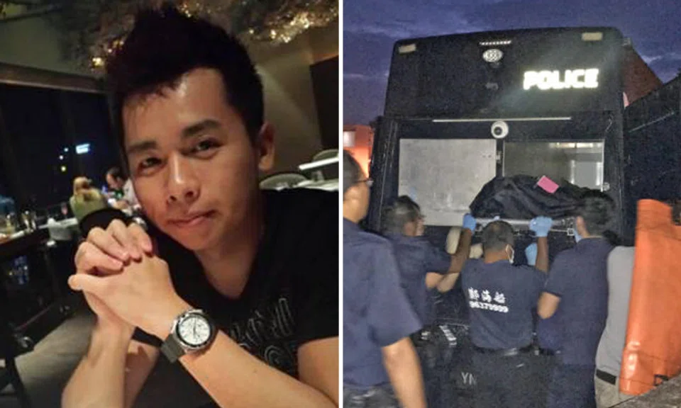 Mr Lin Xinjie (left), 30, the director of online retail company Jiji Singapore, was hacked to death yesterday by a 23-year-old employee at the company premises in Sungei Kadut. Photos: Facebook, The Straits Times, Lianhe Zaobao