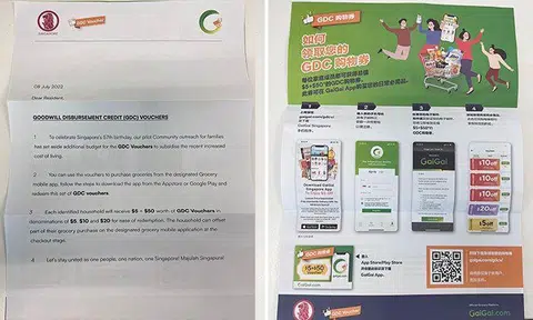Online supermarket apologises for confusing residents who mistook their 'GDC vouchers' for scam