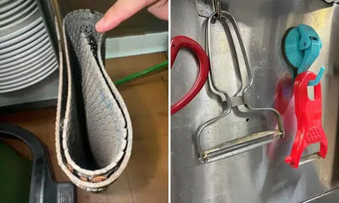 cockroach infestation and dirty tools found at Yunhaiyao at Northpoint City