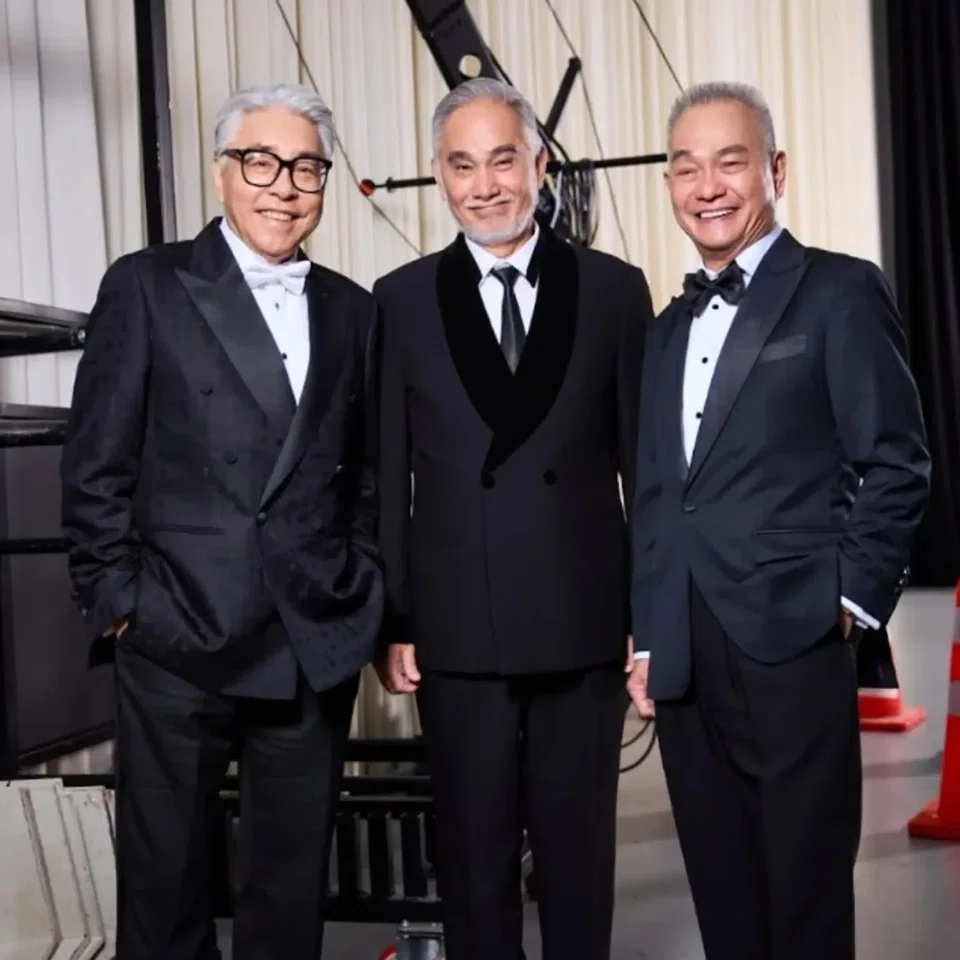 Local actors (from left) Chen Shucheng, Zhu Houren and Richard Low call themselves the OG Gang. PHOTO: CHENSHUCHENG21/INSTAGRAM