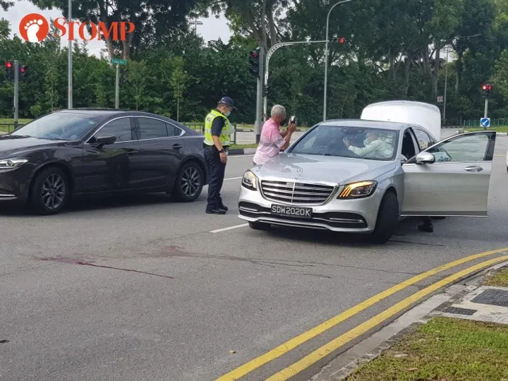 Cyclist taken to hospital after accident with car in Yishun: 'I saw ...
