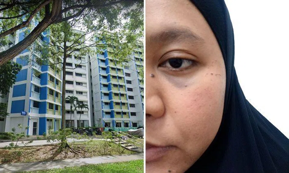 The incident allegedly happened at a playground near Block 539 Woodlands Avenue 1. PHOTO: SCREENGRAB FROM GOOGLE MAPS