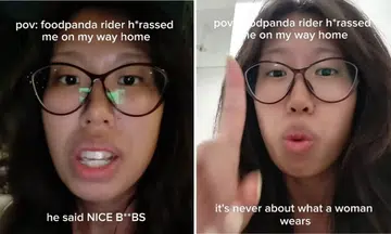 Foodpanda, rider, harassed, woman