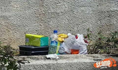 Look at the pile of litter left behind after Standard Chartered Marathon 2016 