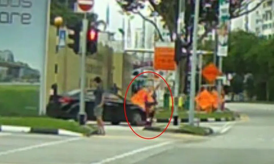 E-scooter rider sent flying with food package after getting hit by car at zebra crossing