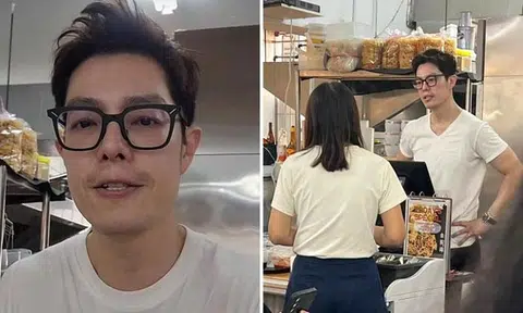 The former Mediacorp artiste formally introduced his stall in his first TikTok video, after he was spotted manning the stall in early June.