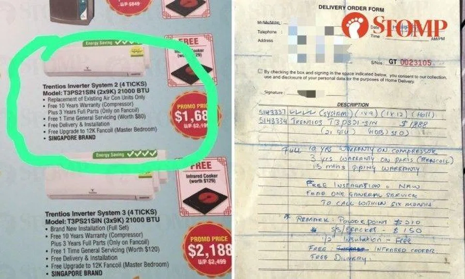 Stomper Ske had bought the Trentios Inverter System 2 for $1,888 from the Giant Hypermarket in Vivocity on March 15, 2018.