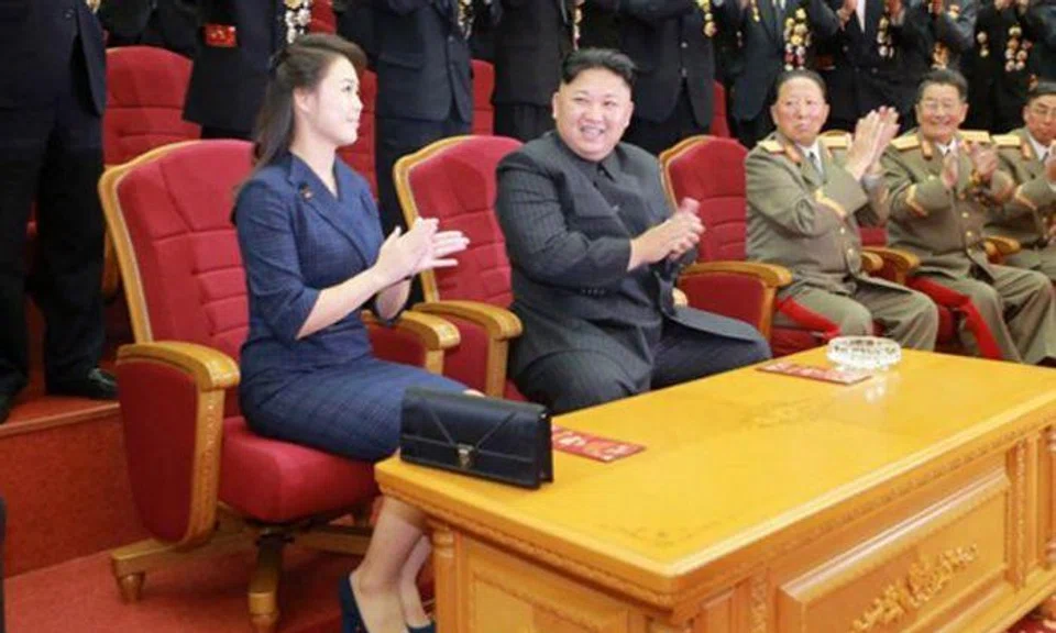 North Korean leader Kim Jong Un claps during a celebration for nuclear scientists and engineers who contributed to a hydrogen bomb test, in this undated photo released by North Korea's Korean Central News Agency (KCNA) in Pyongyang on September 10, 2017. PHOTO: KCNA via Reuters