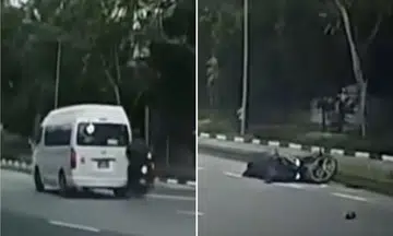 Police looking for minibus driver after hit-and-run accident at Holland Road