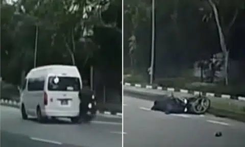 Police looking for minibus driver after hit-and-run accident at Holland Road