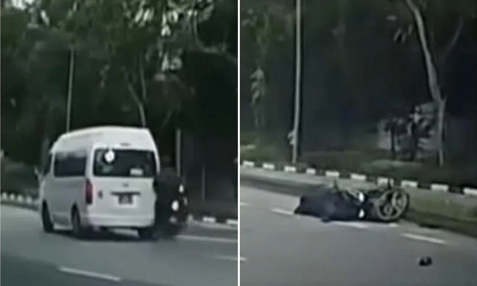 Police looking for minibus driver after hit-and-run accident at Holland Road