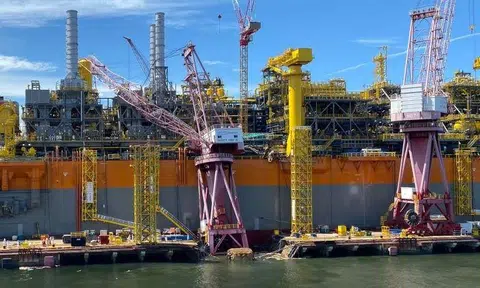 A 38-year-old Bangladeshi worker was on the pier where the crane had toppled.