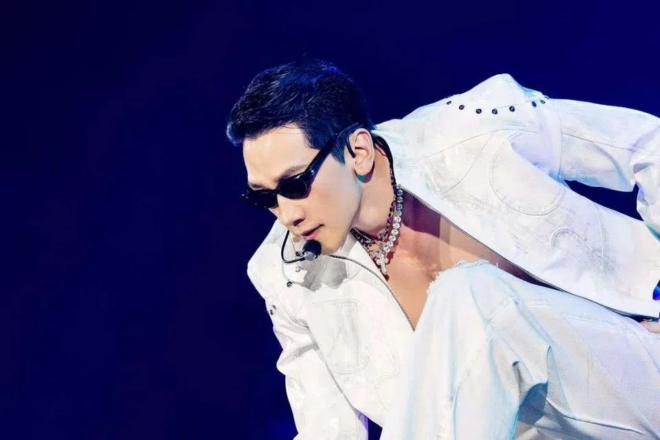 Rain held his Still Raining: Encore concert at the Taipei Arena on Jan 17. PHOTO: RAIN_OPPA/INSTAGRAM