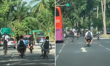 Reckless e-scooter, e-bike riders rile netizens: 'Youngsters nowadays very daring'