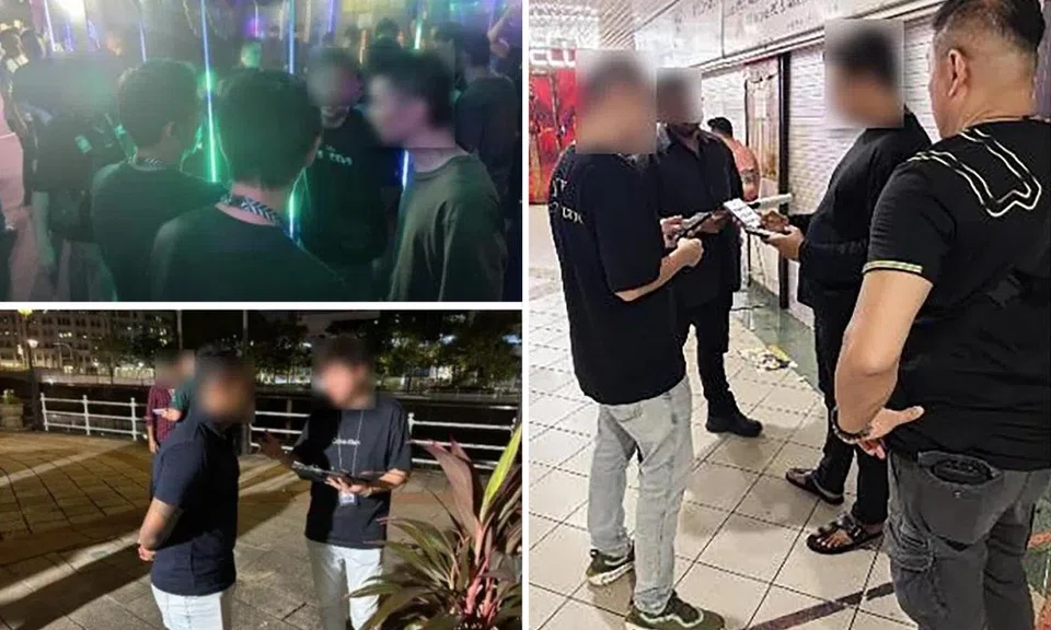 Nearly 100 people and about 35 public entertainment outlets, nightlife establishments, and food and beverage outlets were checked during a two-day raid.