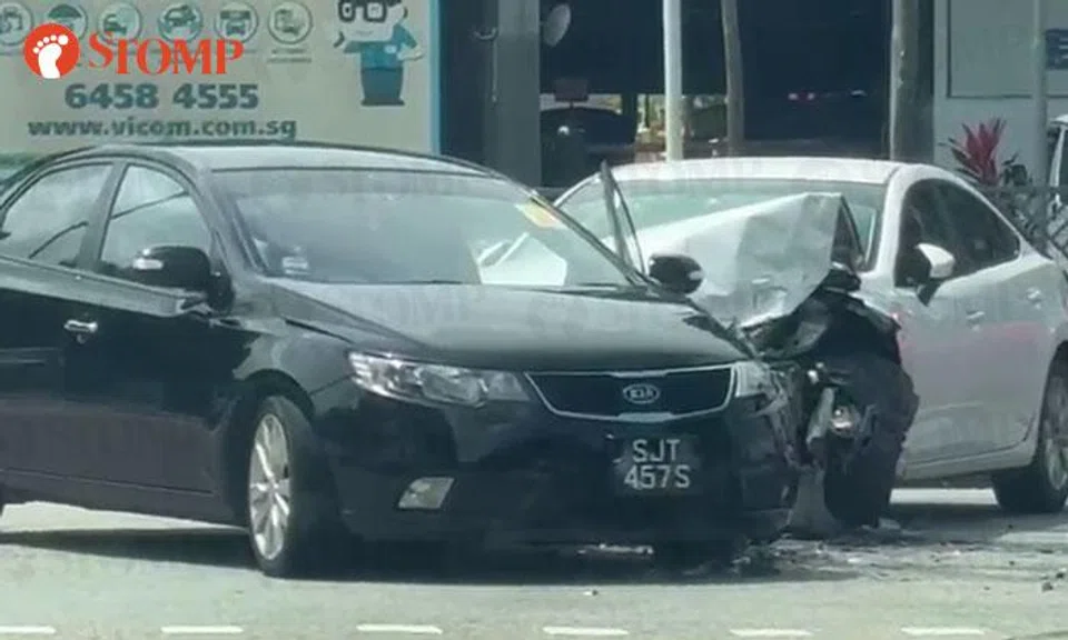 Man and woman in their 50s taken to hospital after accident at Sin Ming Drive