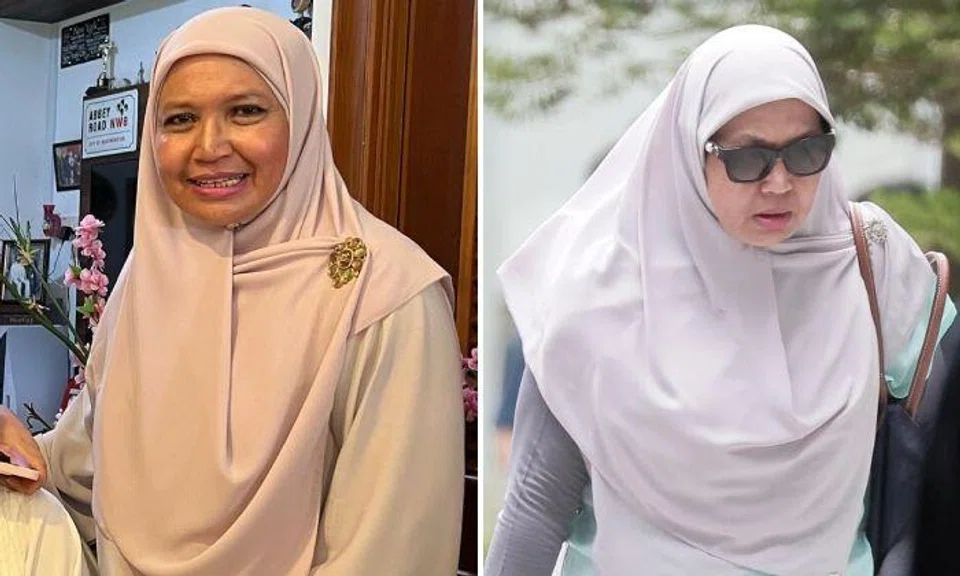 Soraya Hafsa Binte Ibrahim was sentenced on May 3 to four years and four months’ jail with effect from 18 June and a fine of $5,000. Photos: Facebook/Soraya Hafsa Binte Ibrahim , The Straits Times
