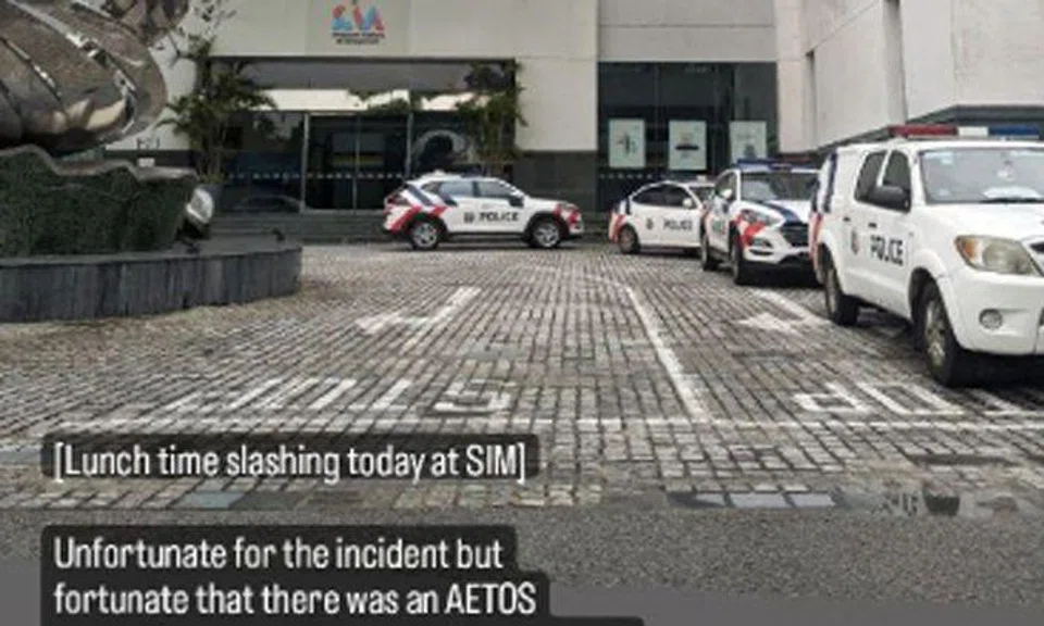 Man, 18, allegedly stabbed colleague in the neck with scissors on SIM campus
