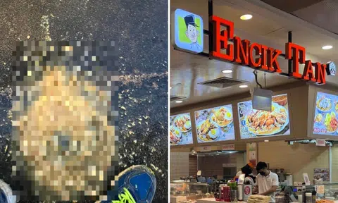 Man shows vomit to Encik Tan outlet manager, claims he got ill from its food which company refutes