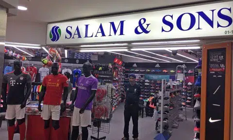 Nike will not be supplying to mom-and-pop stores from January 2017. The American brand's decision is a huge blow for small retailers like Salam & Sons. PHOTO: JUDITH TAN