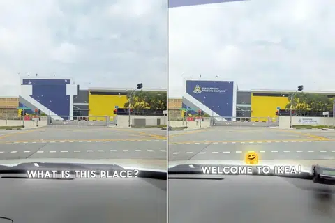 "It's IKEA la," said a woman.