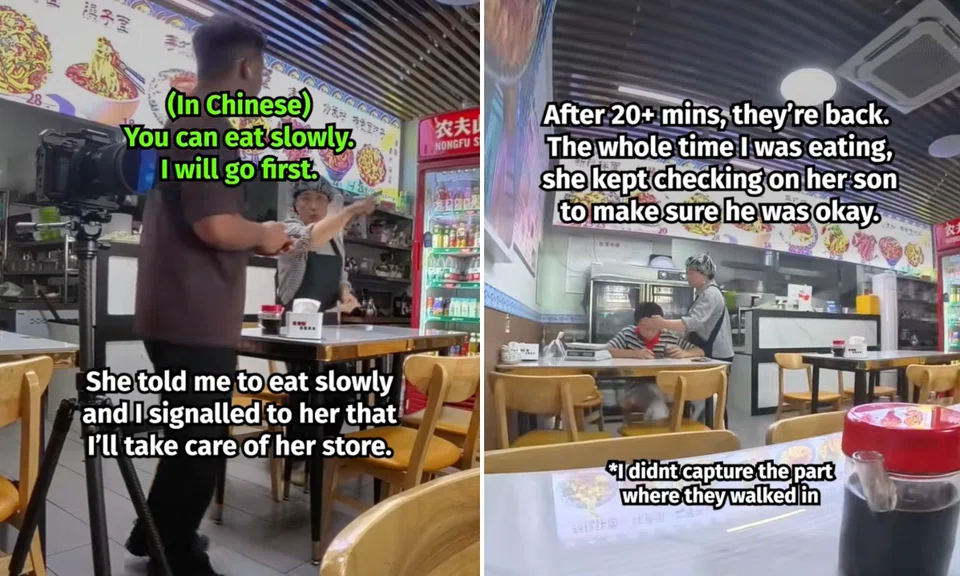 Netizens praised the TikToker's "heartwarming" and "wholesome" gesture.