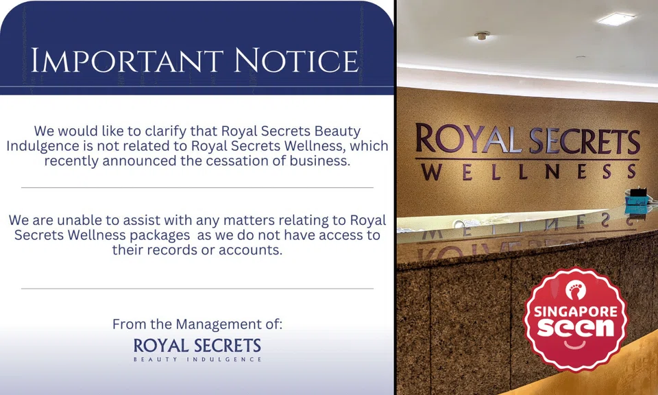 Royal Secrets Beauty Indulgence says it's not related to recently closed Royal Secrets Wellness