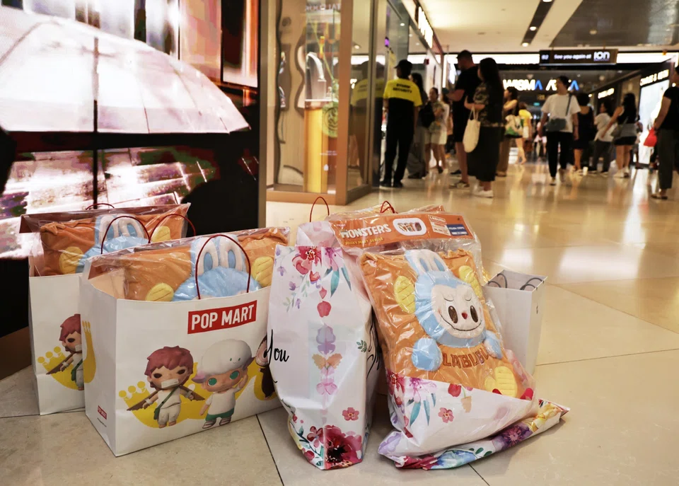 All those in the queue were let into the store before 11.30am and most left clutching bags of merchandise.