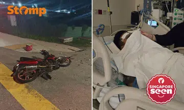 sembawang road accident, drink driving arrest