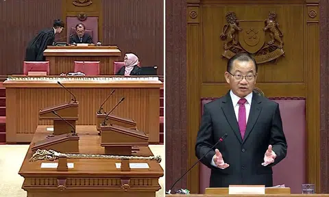 seah kian peng apologises after falling asleep during parliamentary sitting