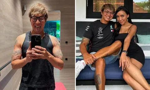 Recently divorced DJ Glenn Ong offhandedly reveals he was 'unhappily married' to Jean Danker in weight loss post