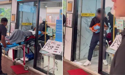 woman gives birth at chinatown hair salon