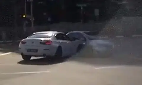 Netizens baffled after car seemingly 'appears' out of nowhere, causing accident
