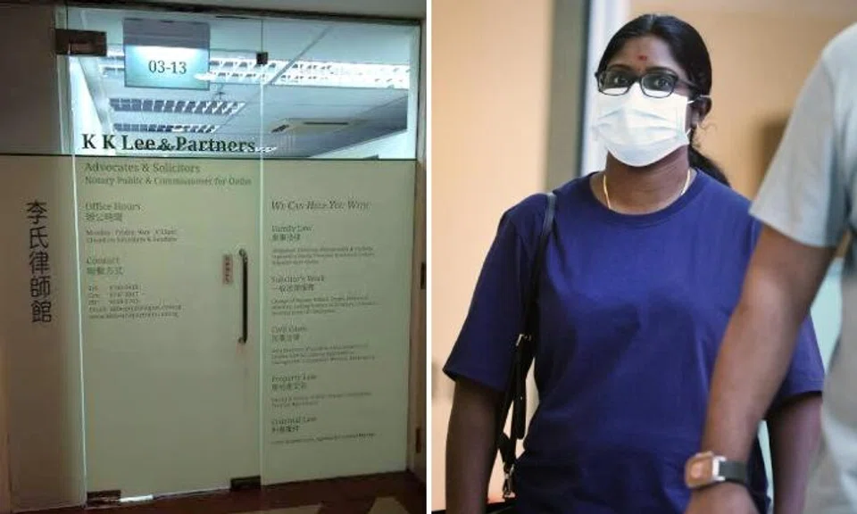 Banupriya Ravichandran was then working for K K Lee Law Corporation
