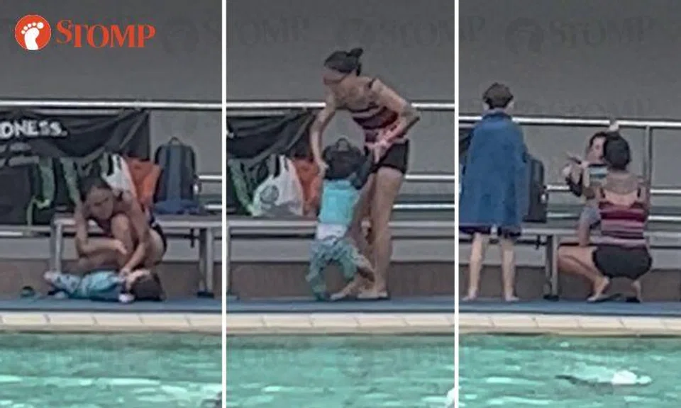 Woman smacks, pulls and slaps toddler 'for 30 min' at Hougang Swimming Complex