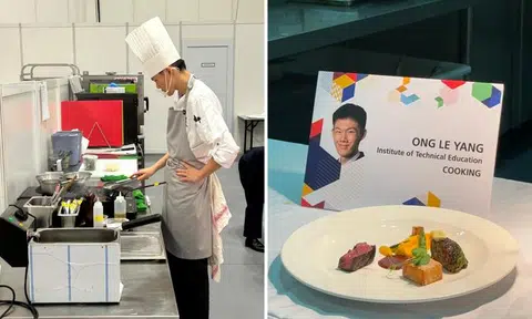 Teen worked till 2am, roasted by chefs at Michelin-starred restaurant -- but now serves win