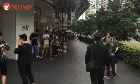 Long queue outside H&M Orchard for latest collaboration with Erdem
