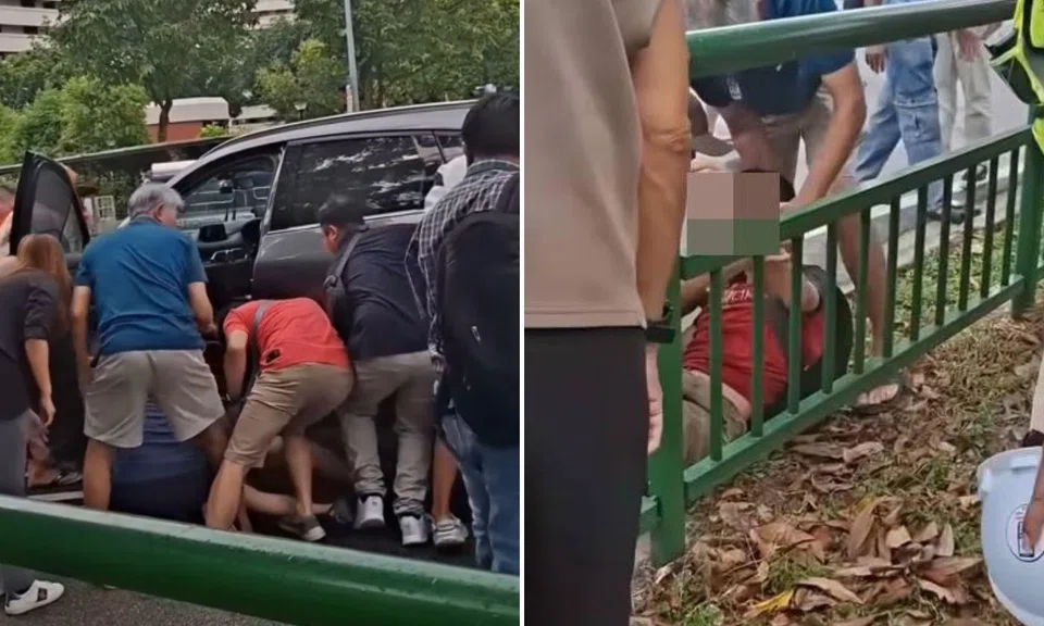 Passers-by band together to free boy trapped under car after Jurong accident
