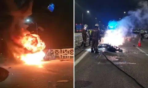 S'porean motorcyclist killed in collision with Proton Saga making U-turn on 2nd Link: Reports