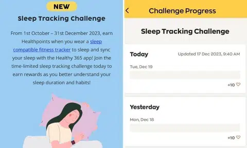 On Oct 1 this year, HPB launched another season of the sleep challenge.