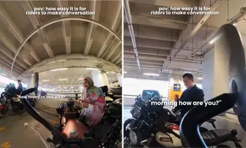 motorists carpark chatted reunite comments