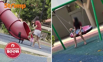 Dog on playground sparks hygiene concerns