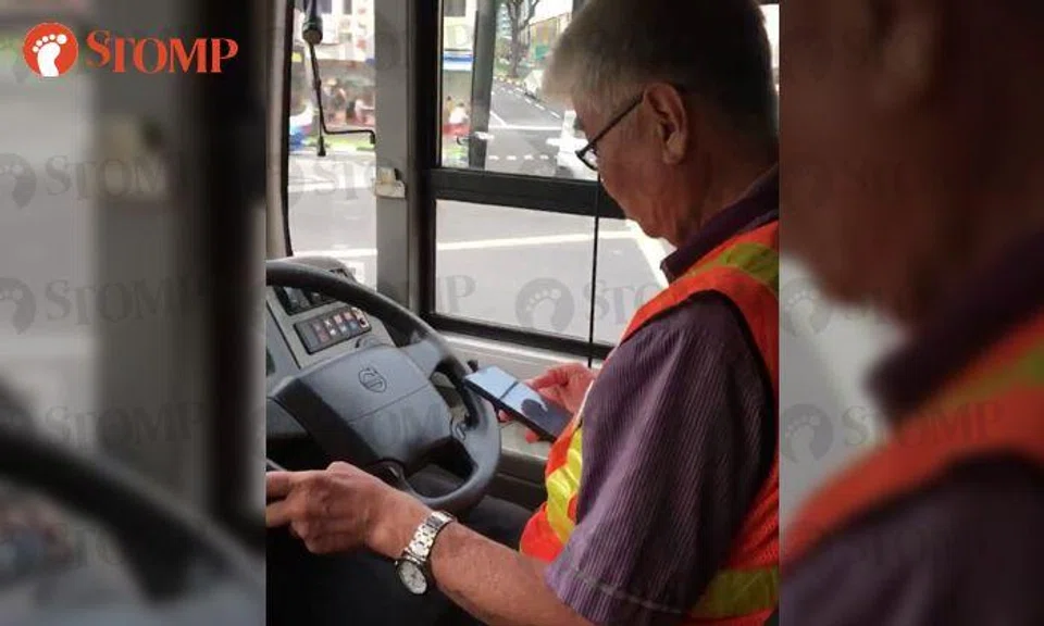 'Stern disciplinary action' to be taken against bus captain who used phone while driving: SBS Transit