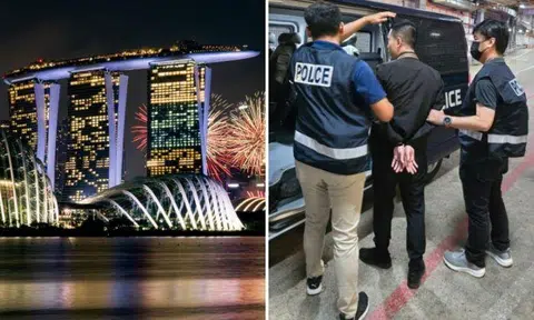 A total of 17 men and seven women, aged between 27 and 58, are being investigated for their suspected illegal activities at Marina Bay Sands Casino.