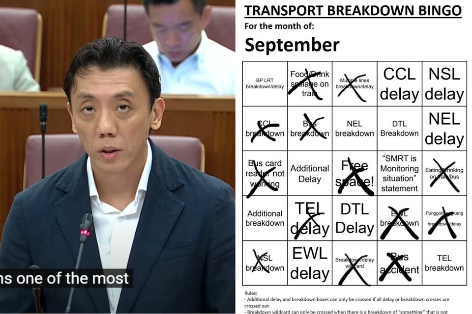Eight MRT service disruptions reported in September alone.